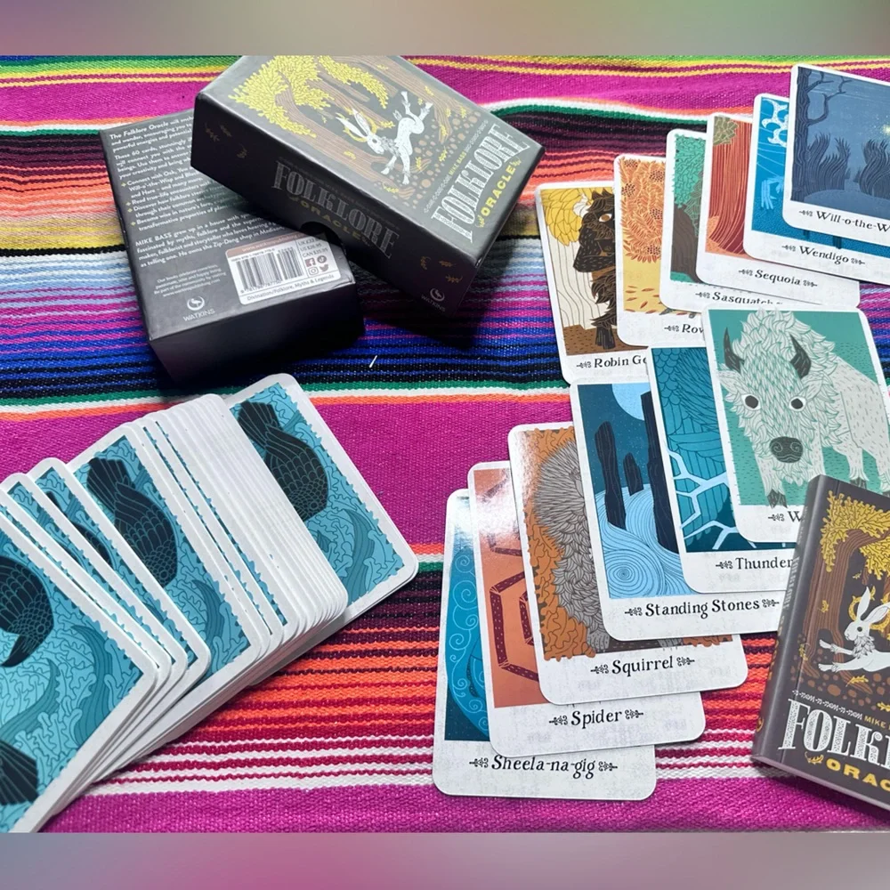 ✨ Folklore Oracle Deck – Illustrated by Mike Bass | 60-Card Set + Guidebook - Picture 12 of 13